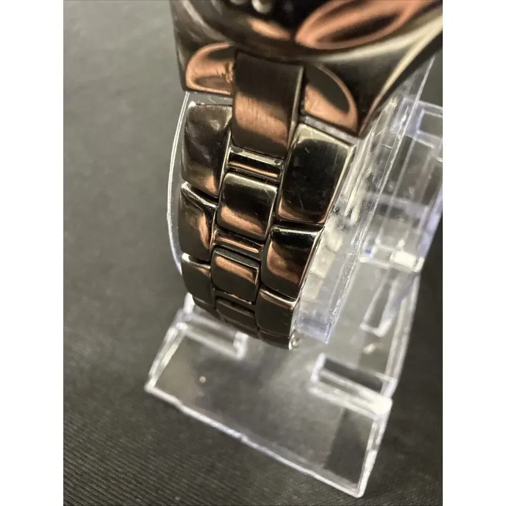 2001 Women’s Bulova Marine Star 96M25 Wristwatch New Battery Good Shape! (B11)